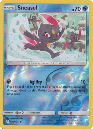 Sneasel 43/236 - Holo Reverse-Kantocards