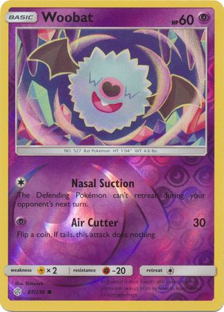 Woobat 87/236 - Holo Reverse-Kantocards
