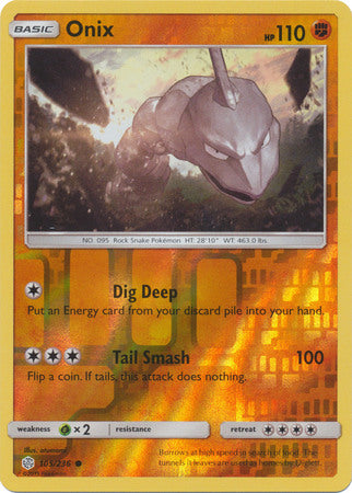 Onix 105/236 - Holo Reverse-Kantocards