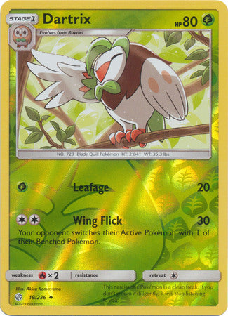Dartrix 19/236 - Reverse Holo-Kantocards