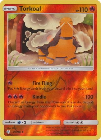 Torkoal 29/236 - Holo Reverse-Kantocards