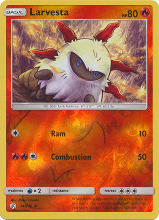 Larvesta 34/236 - Holo Reverse-Kantocards