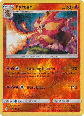 Pyroar 37/236 - Holo Reverse-Kantocards