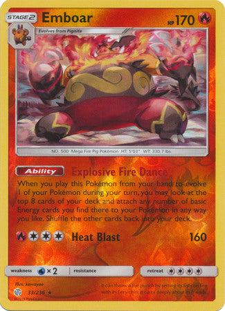 Emboar 33/236 - Holo Reverse-Kantocards