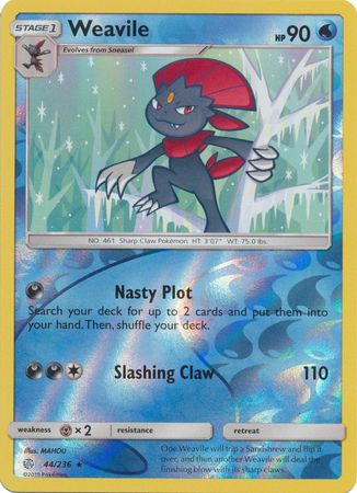 Weavile 44/236 - Holo Reverse-Kantocards