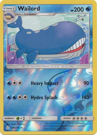 Wailord 46/236 - Holo Reverse-Kantocards