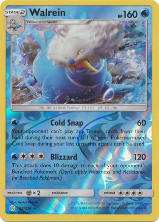 Walrein 52/236 - Reverse Holo-Kantocards