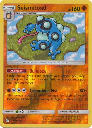Seismitoad 117/236 - Holo Reverse-Kantocards