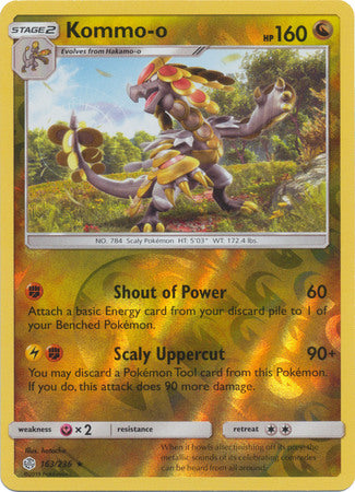 Kommo-o 163/236 - Holo Reverse-Kantocards