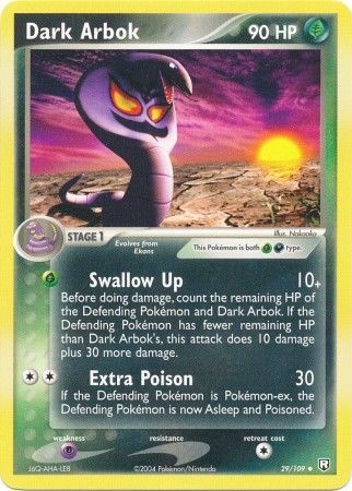 Dark Arbok 29/109-Kantocards