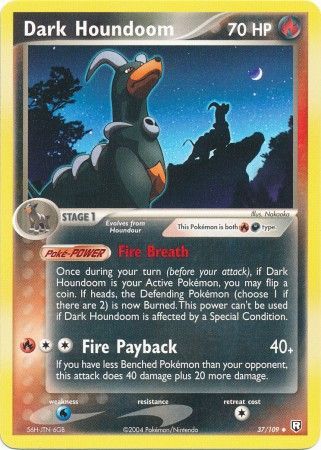 Dark Houndoom 37/109-Kantocards