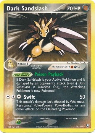 Dark Sandslash 18/109-Kantocards