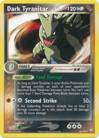 Dark Tyranitar 20/109-Kantocards