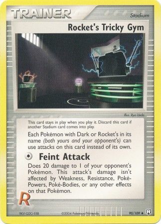 Rocket's Tricky Gym 90/109-Kantocards