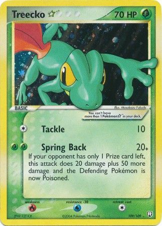Treecko Star 109/109-Kantocards