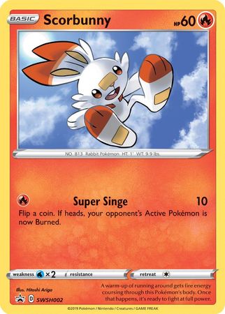 Scorbunny SWSH002-Kantocards