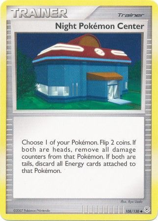 Night Pokémon Center 108/130-Kantocards