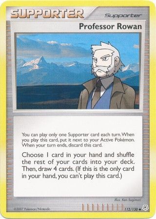 Professor Rowan 112/130-Kantocards