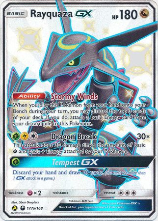 Rayquaza GX 177a/168-Kantocards