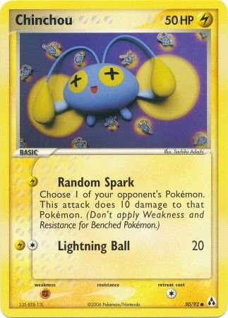 Chinchou 50/92-Kantocards