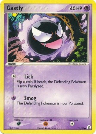 Gastly 52/92-Kantocards