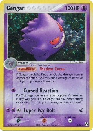 Gengar 5/92-Kantocards