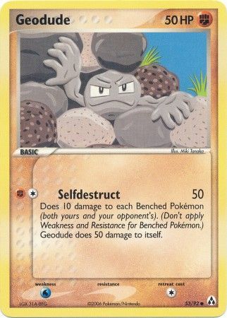 Geodude 53/92-Kantocards