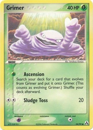 Grimer 54/92-Kantocards