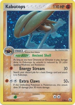 Kabutops 7/92-Kantocards