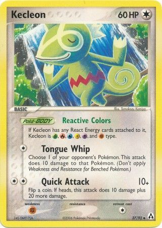 Kecleon 37/92-Kantocards