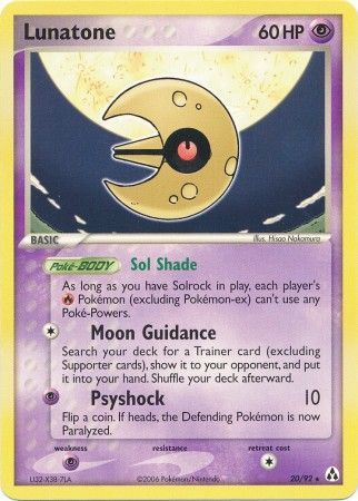 Lunatone 20/92-Kantocards