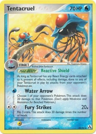 Tentacruel 45/92-Kantocards