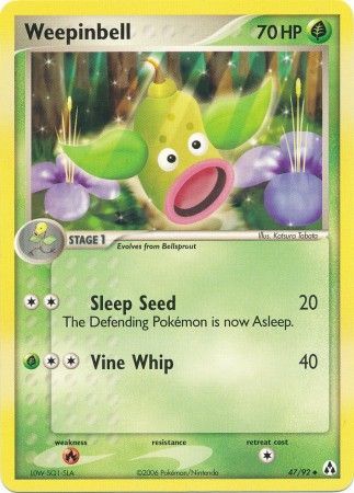 Weepinbell 47/92-Kantocards