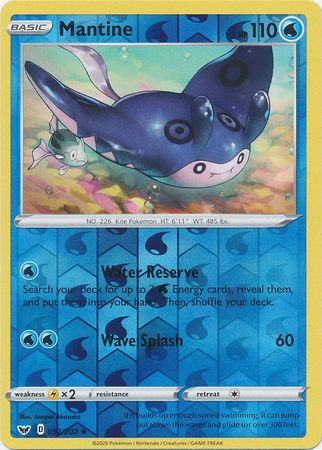 Mantine 052/202 - Reverse Holo-Kantocards