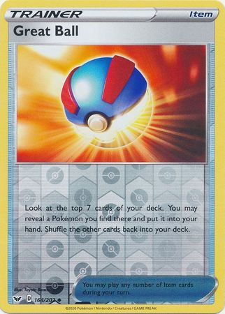 Great Ball 164/202 - Reverse Holo-Kantocards