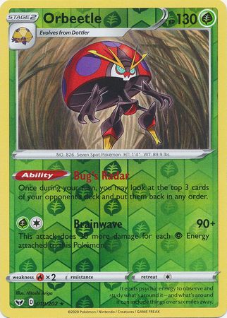Orbeetle 019/202 - Reverse Holo-Kantocards