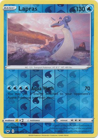 Lapras 048/202 - Reverse Holo-Kantocards