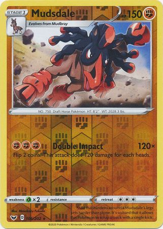 Mudsdale 106/202 - Reverse Holo-Kantocards