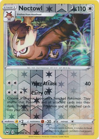 Noctowl 144/202 - Reverse Holo-Kantocards