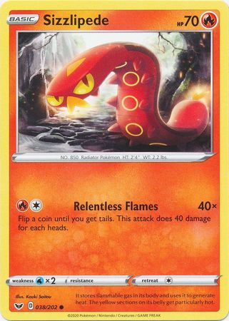 Sizzlipede 038/202-Kantocards