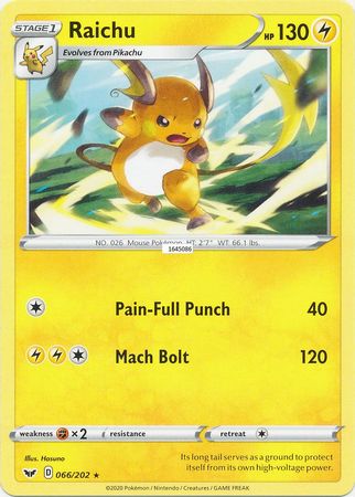 Raichu 066/202-Kantocards
