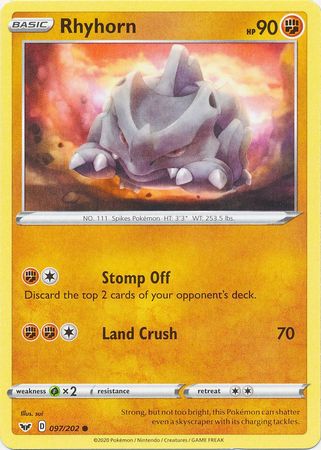 Rhyhorn 097/202-Kantocards