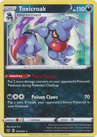 Toxicroak 124/202 - Holo-Kantocards