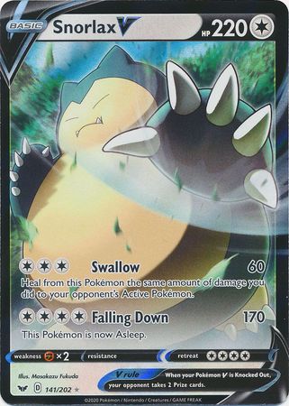 Snorlax V 141/202-Kantocards