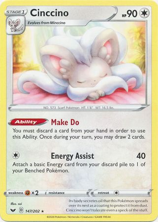 Cinccino 147/202-Kantocards