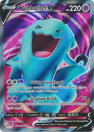 Wobbuffet V 191/202 - Full Art-Kantocards