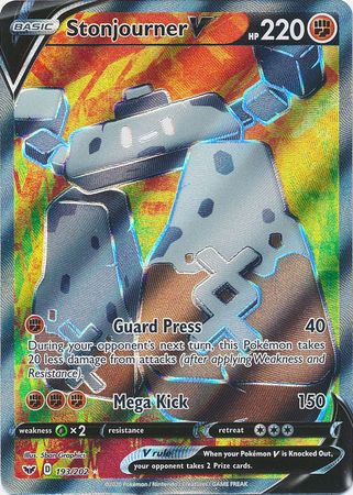 Stonjourner V 193/202 - Full Art-Kantocards