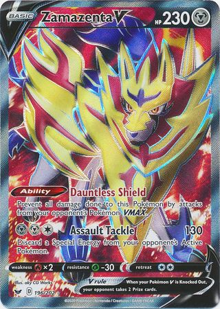 Zamazenta V 196/202 - Full Art-Kantocards