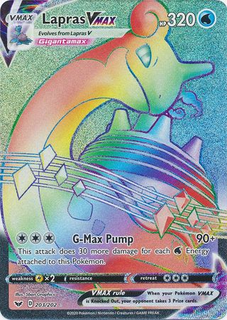 Lapras VMAX 203/202 - Hyper Rare-Kantocards