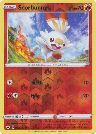 Scorbunny 031/202 - Reverse Holo-Kantocards
